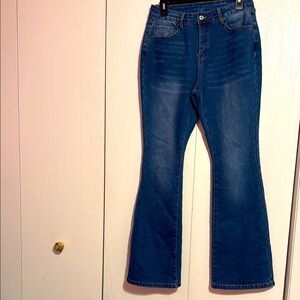 Fleece-Lined Classic Blue Women's Jeans